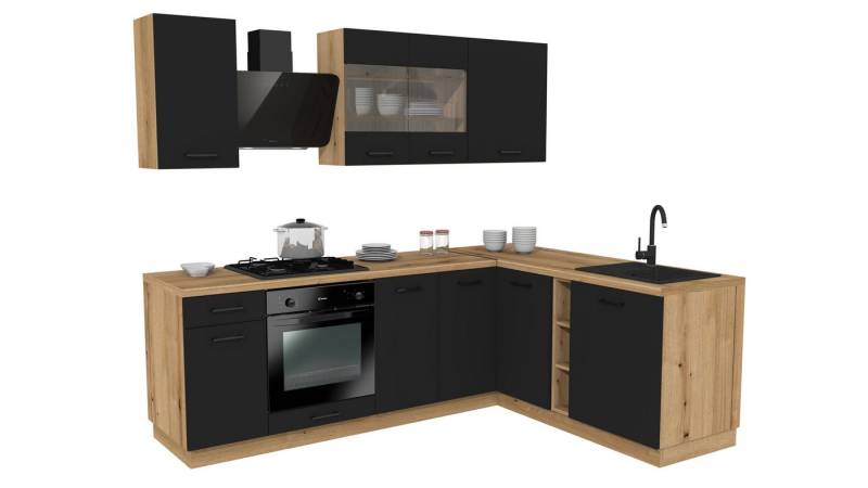 ROYAL24_MARKT Winkelküche - SIMPLY Z3 – Langlebige Materialien, (Komplett Set), Premium - Modern - Exzellent. von ROYAL24_MARKT