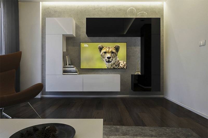 ROYAL24_MARKT Wohnwand Stilvoll 2024: Eleganz mit Top-Materialien im modernen Wohnzimmer., (Komplett Set, 8-St., Premium - NX7), Innovatives Design - Erstklassige Verarbeitung - Aktuell 2024 ' von ROYAL24_MARKT