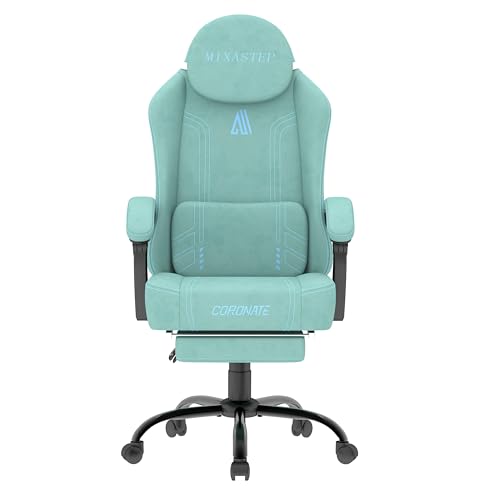 ROYALJOBO GAMING CHAIR for Adults, Ergonomic Gaming Chair with Footrest and Lumbar Support, Reclining Gamer Chair with Large Size Seat, Adjustable Swivel Computer Chair for Office Gaming von ROYALJOBO