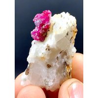 Natürlicher Roter Blut Rubin Mit Muskovit Auf Feldspat Aus Nagar Valley Gilgit Pakistan, 103 Ct Natürlicher Roter Blut Rubin Mit Muskovit Auf Feldspat Aus Nagar Valley Gilgit Pakistan, 103 Ct von ROYALMINERALSHOP
