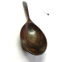 Holzlöffel - Handgefertigter Seesham Schwarzes Holz Abgeflachtes Ende 28 cm Langer Stiel Holzlöffel - Handgefertigter Seesham Schwarzes Holz Abgeflachtes Ende 28 cm Langer Stiel von ROYALSPOON