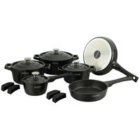 Topfset marmor - 14 teile - schwarz von ROYALTY LINE