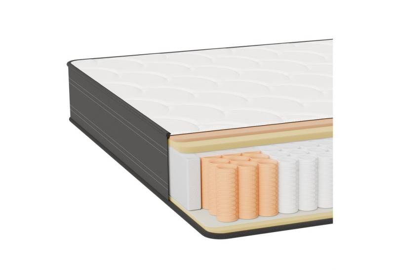 Taschenfederkernmatratze 7 Zonen Matratze 22 cm,90x200 140x200 cm Orthopädisch&Atmungsaktiv, ROYGBIV, 22 cm hoch, Orthopädische Matratze mit Seitenschutz & Komfortbezug Taschenfederkernmatratze 7 Zonen Matratze 22 cm,90x200 140x200 cm Orthopädisch&Atmungsaktiv, ROYGBIV, 22 cm hoch, Orthopädische Matratze mit Seitenschutz & Komfortbezug von ROYGBIV