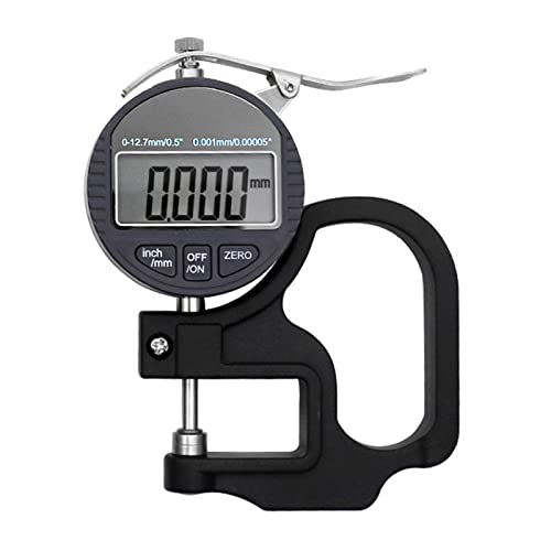 Digitales Dickenmessgerät 0-12,7 mm Dickenmessgerät mit großem LCD-Bildschirm zur Dickenmessung von Papier Elektronisches Mikrometer-Set Digitales Dickenmessgerät 0-12,7 mm Dickenmessgerät mit großem LCD-Bildschirm zur Dickenmessung von Papier Elektronisches Mikrometer-Set von ROYJJ