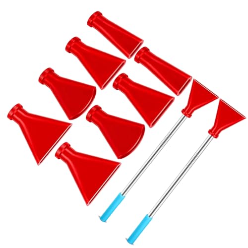 Multi Size Blasdüsen-Set mit Edelstahl-Trinkhalmen und Silikonspitze für flüssige Kunst, Malerei, Kreationen, Farbbedarf, Farbdüsenzubehör von ROYJJ
