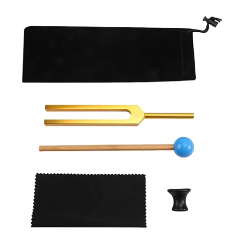 Precisions Stimmgabel-Set, 432 Hz Frequenz, Aluminium, Stimmgabel mit Hammer zur Verbesserung der Entspannung und Nervengesundheit, Entspannungshilfe Precisions Stimmgabel-Set, 432 Hz Frequenz, Aluminium, Stimmgabel mit Hammer zur Verbesserung der Entspannung und Nervengesundheit, Entspannungshilfe von ROYJJ
