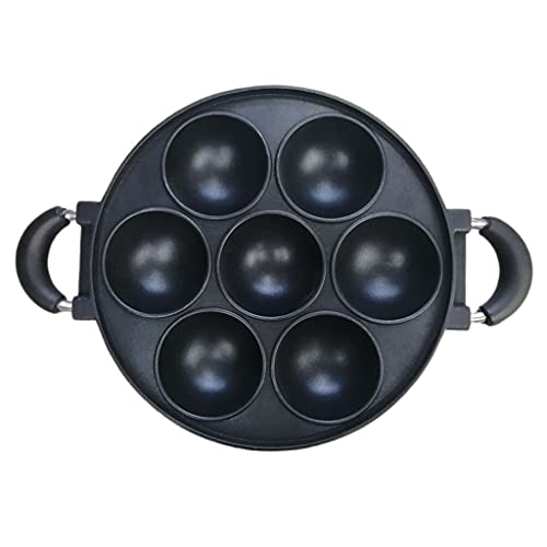 ROYJJ Kitchen Cookwares 7 Löcher Kugeln Teller Home Cooking Backformen Formen Blech Backform Antihaft-Kochtöpfe Omelettpfanne ROYJJ Kitchen Cookwares 7 Löcher Kugeln Teller Home Cooking Backformen Formen Blech Backform Antihaft-Kochtöpfe Omelettpfanne von ROYJJ
