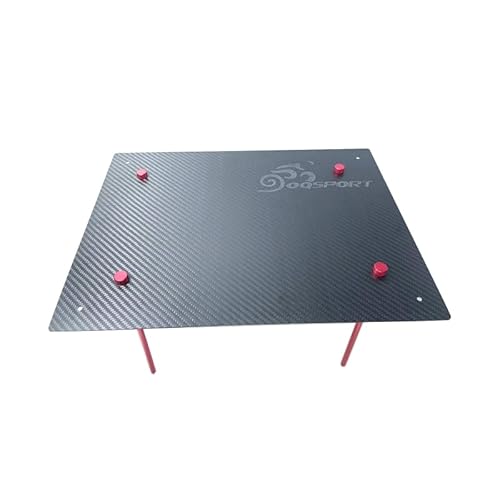 ROYJJ Klapptisch aus Aluminiumlegierung, multifunktional, tragbar, Outdoor, Camping, Grill, Haushalt, Schreibtisch, Kohlefaser, Outdoor-Stützplattform von ROYJJ