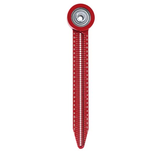 ROYJJ Tischler-Lineal, Zeichenlineal, Holzbearbeitung, rundes Markierungslehre, Werkzeug, Aluminium, Zeichnen, kreisförmiger Anreißer von ROYJJ
