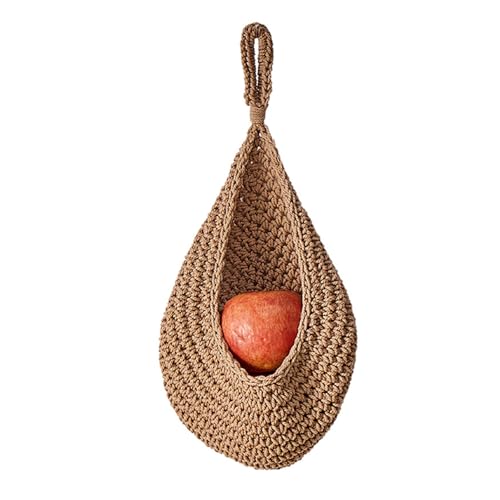 Stabile Jute-Seil-Hängematte, tragbar, um Früchte frisch zu halten und belüftet in jedem Raum zu lagern, hängender Obstkorb Stabile Jute-Seil-Hängematte, tragbar, um Früchte frisch zu halten und belüftet in jedem Raum zu lagern, hängender Obstkorb von ROYJJ