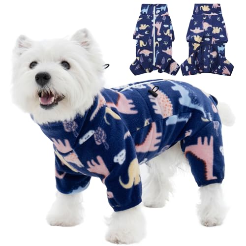 ROZKITCH Hunde-Wintermantel, weiches Fleece, winddicht, warm, kaltes Wetter, Weste mit reflektierendem Reißverschluss, Jumpsuit, Bekleidung, Outfit für mittelgroße Hunde, Dinosaurier, Größe S ROZKITCH Hunde-Wintermantel, weiches Fleece, winddicht, warm, kaltes Wetter, Weste mit reflektierendem Reißverschluss, Jumpsuit, Bekleidung, Outfit für mittelgroße Hunde, Dinosaurier, Größe S von ROZKITCH