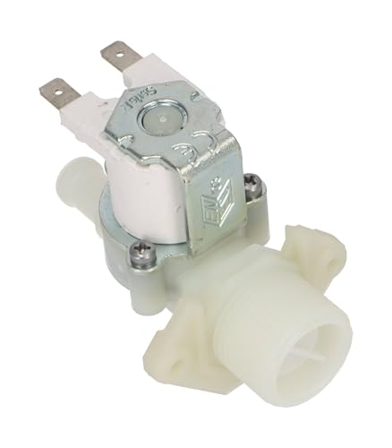 RPE Magnetventil Kunststoff 1-fach Eingang 3/4' Ausgang ø 11,5mm DN 10 gerade 100% weiß 10-12 l/min 24VDC von RPE