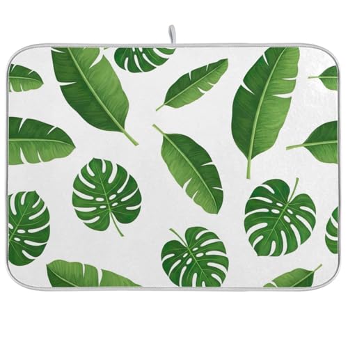 Abtropfmatte, Bananenblätter, 45,7 x 61 cm, saugfähig, Abtropfmatte, Grün Abtropfmatte, Bananenblätter, 45,7 x 61 cm, saugfähig, Abtropfmatte, Grün von RPLIFE