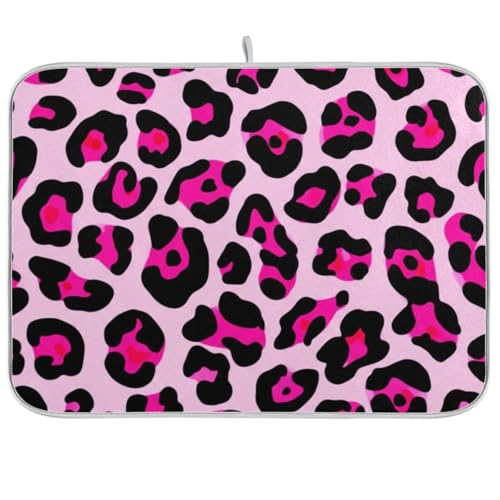 Abtropfmatte mit Leopardenmuster, 40,6 x 45,7 cm, saugfähig, für Kaffee, Bar, Abtropfmatte, wendbar, für Küche, Theke, Urlaub, Heimdekoration Abtropfmatte mit Leopardenmuster, 40,6 x 45,7 cm, saugfähig, für Kaffee, Bar, Abtropfmatte, wendbar, für Küche, Theke, Urlaub, Heimdekoration von RPLIFE