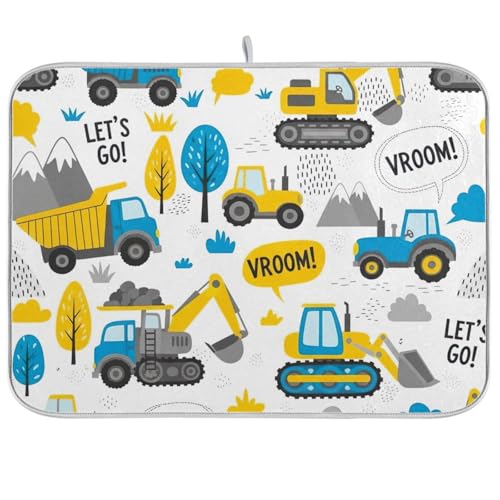 Abtropfmatte mit niedlichem Cartoon-Design, 45,7 x 61 cm, wendbar, Abtropfgestell Abtropfmatte mit niedlichem Cartoon-Design, 45,7 x 61 cm, wendbar, Abtropfgestell von RPLIFE