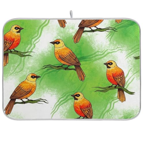 Abtropfmatten für Küchentheke, saugfähige Abtropfmatte für Küche, Arbeitsplatte, Dekoration, 45,7 x 61 cm, Orange Abtropfmatten für Küchentheke, saugfähige Abtropfmatte für Küche, Arbeitsplatte, Dekoration, 45,7 x 61 cm, Orange von RPLIFE