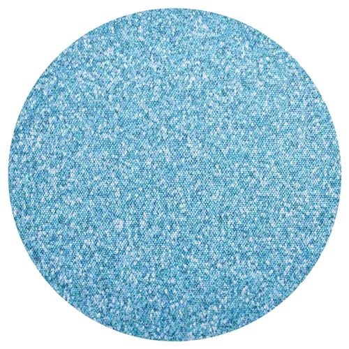 Blaue glitzernde PVC-Platzsets, hitzebeständige Tischmatte, rutschfeste Platzsets, PVC-Platzsets, 4er-Set, abwischbar Blaue glitzernde PVC-Platzsets, hitzebeständige Tischmatte, rutschfeste Platzsets, PVC-Platzsets, 4er-Set, abwischbar von RPLIFE