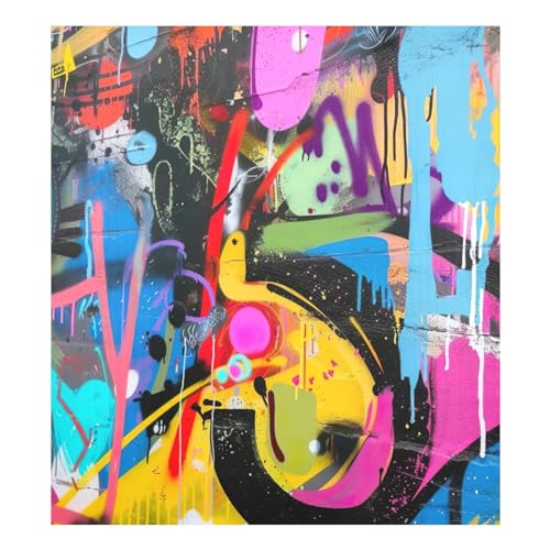 Graffiti-Malerei im abstrakten Stil, große Kühlschranktür-Magnetabdeckung, Edelstahl-Geschirrspülermagnet, Geschirrspüler-Frontplatte, magnetische Abdeckung Graffiti-Malerei im abstrakten Stil, große Kühlschranktür-Magnetabdeckung, Edelstahl-Geschirrspülermagnet, Geschirrspüler-Frontplatte, magnetische Abdeckung von RPLIFE