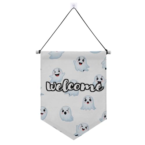Halloween-Veranda-Schild, Polyester-Stoff, Türbanner für Haustüren, Wand, Zimmer Halloween-Veranda-Schild, Polyester-Stoff, Türbanner für Haustüren, Wand, Zimmer von RPLIFE