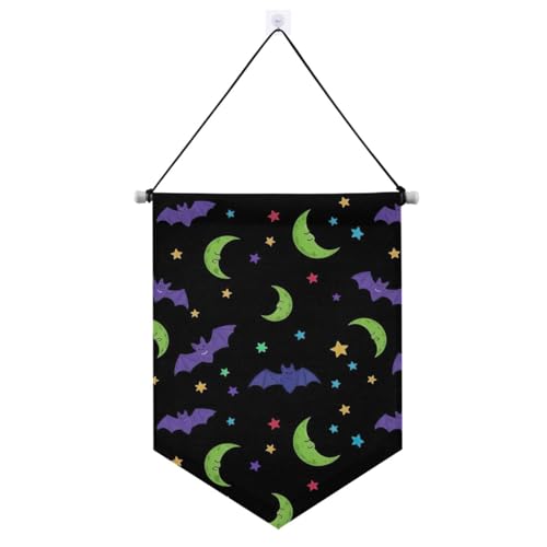 Halloween Veranda Schild Stoff Wandbanner für Haustüren Wand Zimmer von RPLIFE