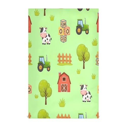 RPLIFE Geschirrtücher-Set mit niedlichen Cartoon-Kühen, 71,1 x 45,7 cm, 4 Stück von RPLIFE