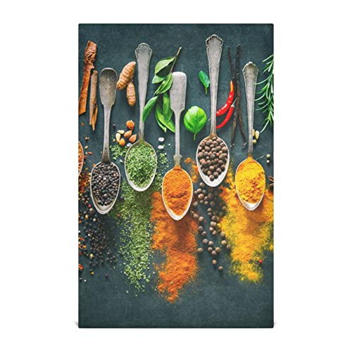 RPLIFE Kochkräuter, Gewürze, Geschirrtücher und Geschirrtücher, Sets, 71,1 x 45,7 cm, saugfähiges Küchentuch, Kochhandtücher von RPLIFE