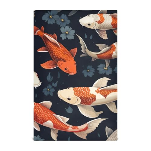 RPLIFE Koi-Fische auf Küchentücher, 71,1 x 45,7 cm, Küchentuch, Dekor, Küchentücher, schnell trocknend RPLIFE Koi-Fische auf Küchentücher, 71,1 x 45,7 cm, Küchentuch, Dekor, Küchentücher, schnell trocknend von RPLIFE