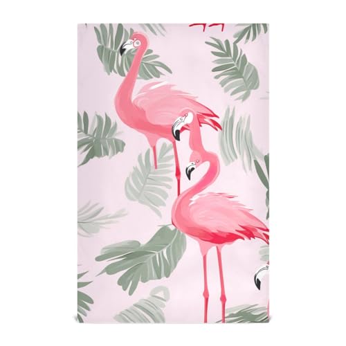 RPLIFE Küchen-Geschirrtücher mit rosa Flamingo, 71,1 x 45,7 cm, Küchentuch, dekorativ, Sommer-Küchentücher von RPLIFE