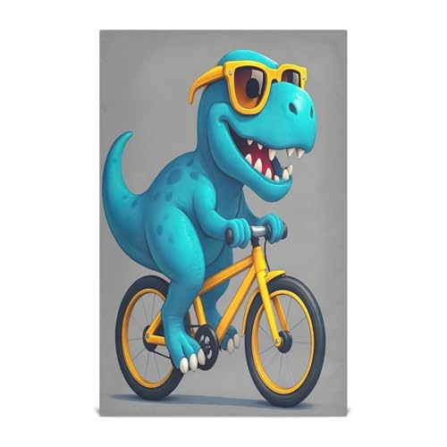 RPLIFE Küchenlappen mit Dinosaurier-Motiv, 71,1 x 45,7 cm, saugfähig, 4 Stück von RPLIFE