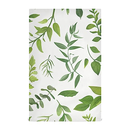 RPLIFE Küchentücher mit grünen Blättern und Blumen, 71,1 x 45,7 cm, dekorativ, Restaurant-Handtücher von RPLIFE