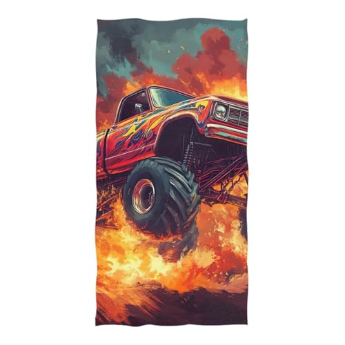 RPLIFE Monster Truck Strandtuch, Strandtücher, extra groß RPLIFE Monster Truck Strandtuch, Strandtücher, extra groß von RPLIFE