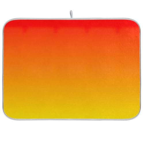 Sunset Gradient Geschirrunterlage, 45,7 x 61 cm, Matte für Abtropfgestell unter dem Geschirr von RPLIFE