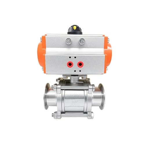 1.5" Tri Clamp 3-Pieces pneumatic Ball Valve OD25mm 304 Stainless Steel With pneumatic actuator 1.5" Tri Clamp 3-Pieces pneumatic Ball Valve OD25mm 304 Stainless Steel With pneumatic actuator von RPOVAXVK