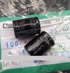 100PCS 400V33UF electrolytic capacitor 33UF 400V 16MM*21MM Capacitance Meters 100PCS 400V33UF electrolytic capacitor 33UF 400V 16MM*21MM Capacitance Meters von RPOVAXVK