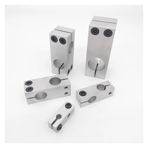 1pc 6x6 Pillar fixing clamp vertical fixed diameter fastening aluminum alloy optical axis cross block steel pipe fixing von RPOVAXVK