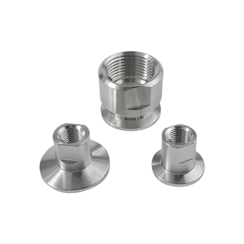 1pc KF25 Vacuum Flange to 1/4" NPT Female Thread Stainless Steel Flange Pipe Fitting von RPOVAXVK