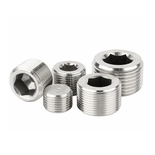 1pc M33x2 Metric Male 304 Stainless Steel Countersunk End Internal Hex Head Socket von RPOVAXVK