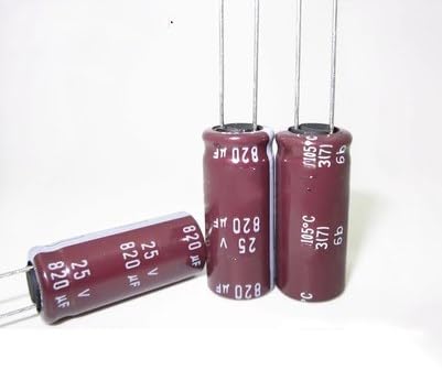 20PCS 25V820uf Electrolytic Capacitor Radial 820UF 25V 10x20mm Capacitance Meters von RPOVAXVK