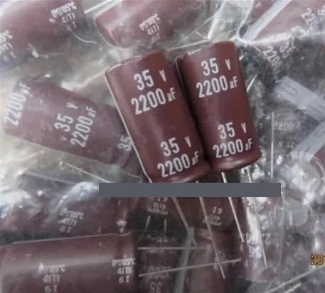 50PCS 35v2200uf Electrolytic Capacitor Radial 2200UF 35V 16x25mm Capacitance Meters 50PCS 35v2200uf Electrolytic Capacitor Radial 2200UF 35V 16x25mm Capacitance Meters von RPOVAXVK