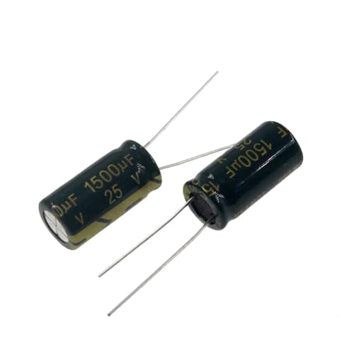 50pcs 1500uF 25V 1500MFD 25WV 10 * 20mm Aluminum Electrolytic Capacitor Radial Capacitance Meters von RPOVAXVK