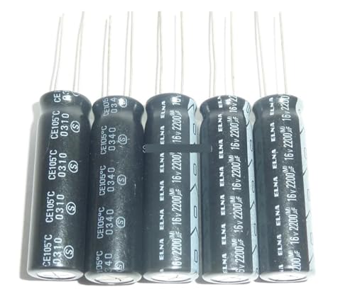 50pcs 2200uF 16V 10x30mm TOP 16V2200uF Aluminum Electrolytic capacitor Capacitance Meters von RPOVAXVK