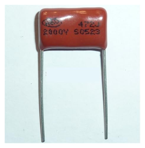 50pcs CBB capacitor 472 2000V 472J 2KV 4700pF 4.7nF P15 CBB81 Metallized Polypropylene Film Capacitor Capacitance Meters 50pcs CBB capacitor 472 2000V 472J 2KV 4700pF 4.7nF P15 CBB81 Metallized Polypropylene Film Capacitor Capacitance Meters von RPOVAXVK