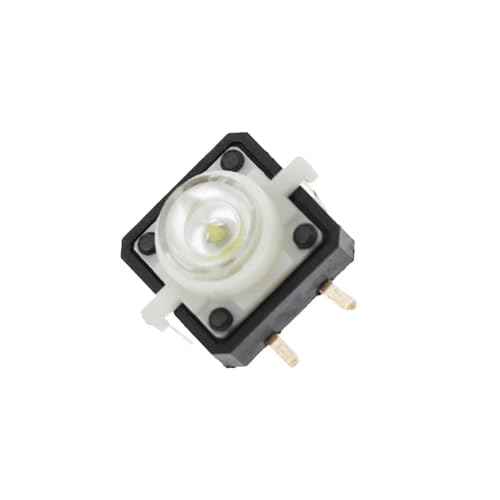 5PCS Reset Button Momentary Switch With Light 12x12x7.3 mm WHITE LED Illuminated Tact 12 * 12 * 7. MM Controls switch 5PCS Reset Button Momentary Switch With Light 12x12x7.3 mm WHITE LED Illuminated Tact 12 * 12 * 7. MM Controls switch von RPOVAXVK