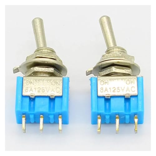 5pcs MTS-102 3-Pin SPDT ON-ON 6A 125VAC Miniature Toggle Switches Controls switch 5pcs MTS-102 3-Pin SPDT ON-ON 6A 125VAC Miniature Toggle Switches Controls switch von RPOVAXVK