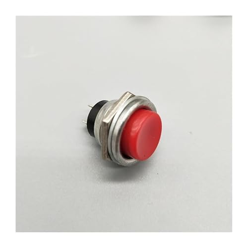 6Pcs 16mm DS-212 Momentary Red Push Button Switch 2Pin 6A/125V Controls switch von RPOVAXVK