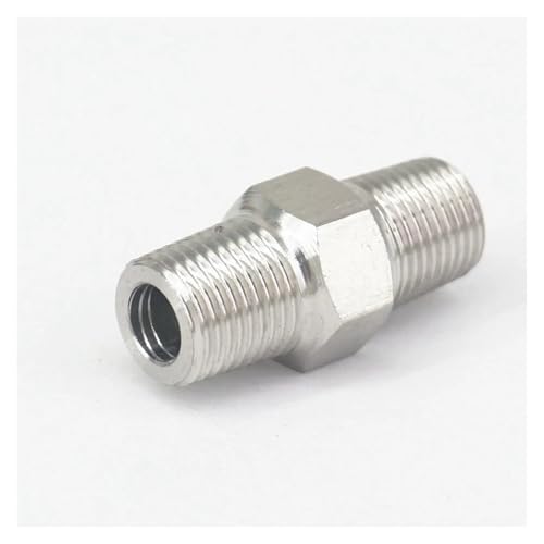 RPOVAXVK 1/8" BSPT Male to 1/8" BSPT Male Threaded 304 Stainless Steel Pipe Fitting Connector Adapter 250bar RPOVAXVK 1/8" BSPT Male to 1/8" BSPT Male Threaded 304 Stainless Steel Pipe Fitting Connector Adapter 250bar von RPOVAXVK