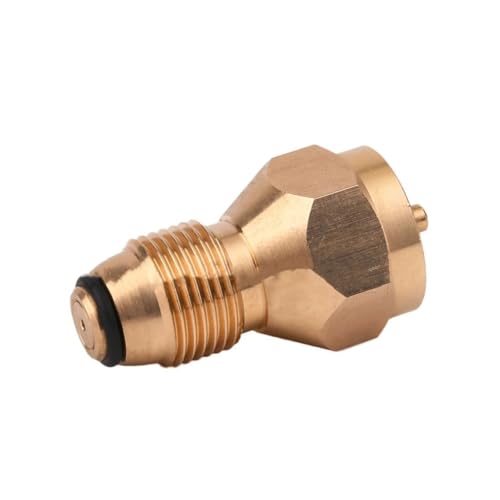 RPOVAXVK 7/8"-14 UNF Male Left Hand Thread x 1"-20 UNF Female Gas Cylinder Inflation Valve Brass Pipe Fitting for Propane Gas Tank RPOVAXVK 7/8"-14 UNF Male Left Hand Thread x 1"-20 UNF Female Gas Cylinder Inflation Valve Brass Pipe Fitting for Propane Gas Tank von RPOVAXVK