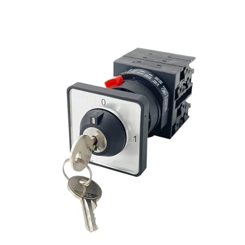 Rotary Changeover Cam Switch 20A 2 Position 0-1 On-off Three Phases With Key 690V 20A LW42 YMW42-20YS3/3S Controls switch Rotary Changeover Cam Switch 20A 2 Position 0-1 On-off Three Phases With Key 690V 20A LW42 YMW42-20YS3/3S Controls switch von RPOVAXVK
