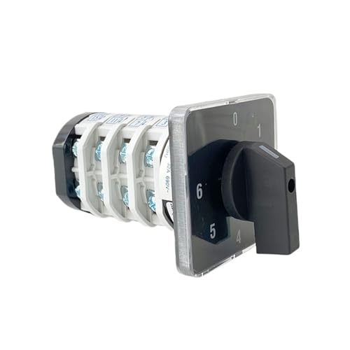 Rotary switch YMZ12-32/4 electrical Combination Changeover cam switch 32A 4 pole 0-6 position sliver contacts high voltage Controls switch Rotary switch YMZ12-32/4 electrical Combination Changeover cam switch 32A 4 pole 0-6 position sliver contacts high voltage Controls switch von RPOVAXVK