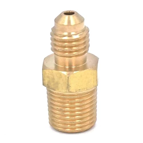 SAE Thread 5/16"-24 UNF Fit Tube OD 1/8" - 1/8" NPT Male Brass SAE 45 Degree Pipe Fitting von RPOVAXVK